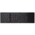 Teclado Mini Inalámbrico Plegable 3 en 1 con Panel Táctil
